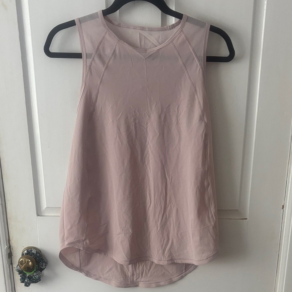 Women's Pink Sleeveless Top